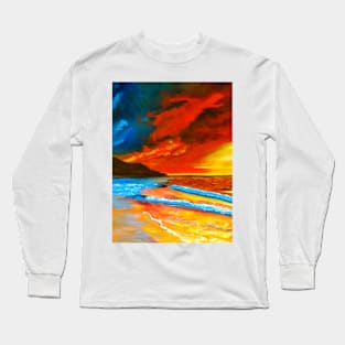 Sunset Hawaii Long Sleeve T-Shirt